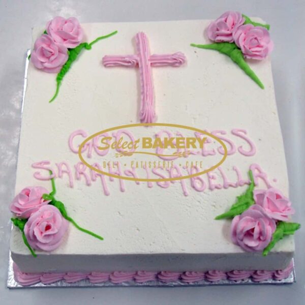 Baptism Cake- For Girl 323