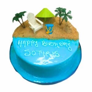 Beach Island Cake