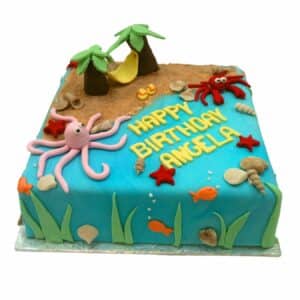 Caribbean Beach Cake