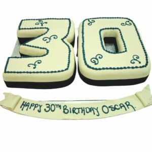 30 Number Cake