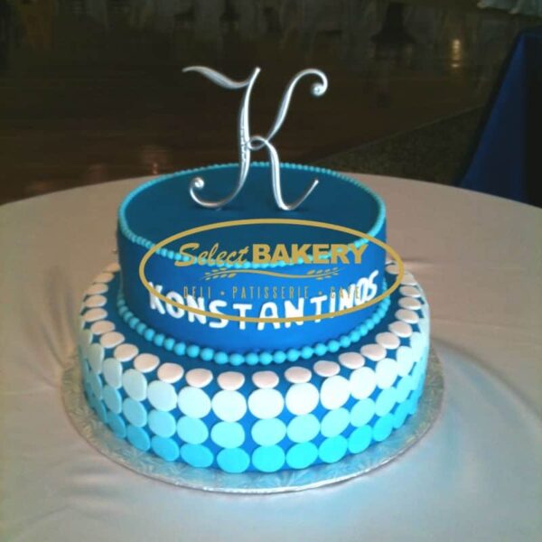 Baptism Cake with Baby Name  392