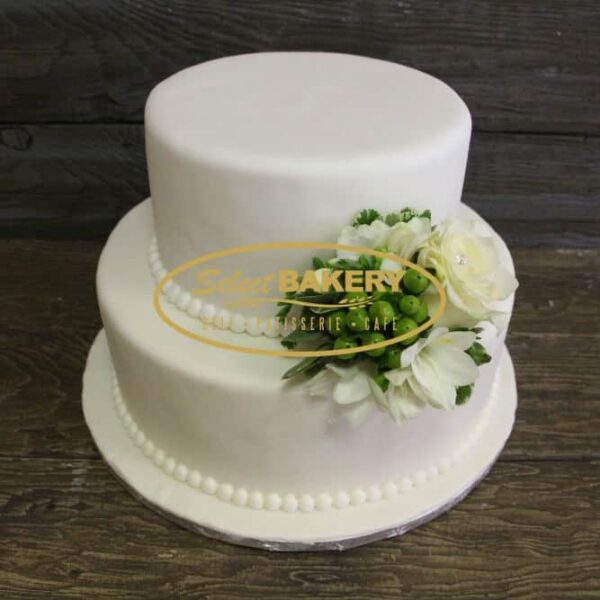 Wedding Cake 1259 Real Flower