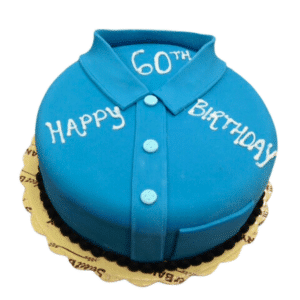 Blue Shirt Birthday Cake 454