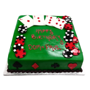 Poker Birthday Cake 457