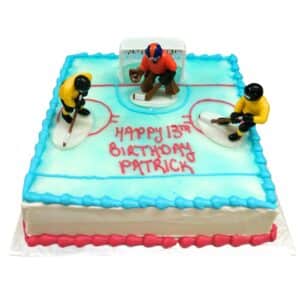 Hockey Birthday Cake