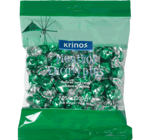 Krinos Menthol Eucalyptus Candy 200g