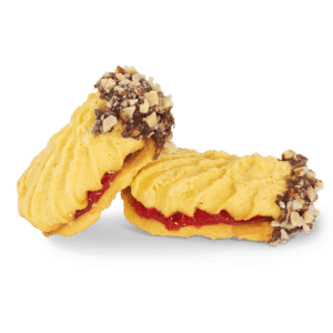 Almond Butter Cookie with Raspberry Jam – 500 g – approx. 15 pcs.