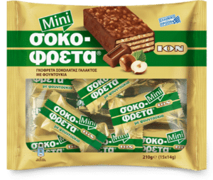 ION CHOCOFRETA Wafer Bar Hazelnut Mini – 210g