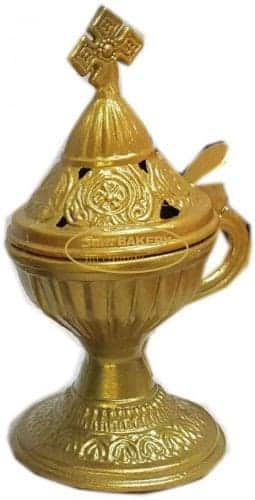 RELIGIOUS INCENSE BURNER – GOLD