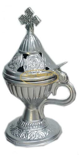 RELIGIOUS INCENSE BURNER – SILVER